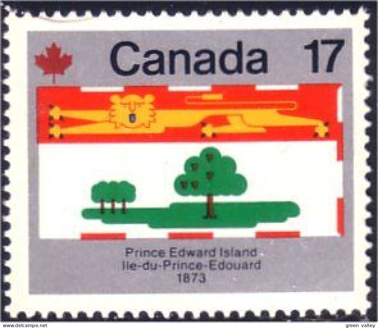 (C08-27b) Canada Drapeau Armoiries Prince Edward Island Flag Coat Of Arms MNH ** Neuf SC - Sellos
