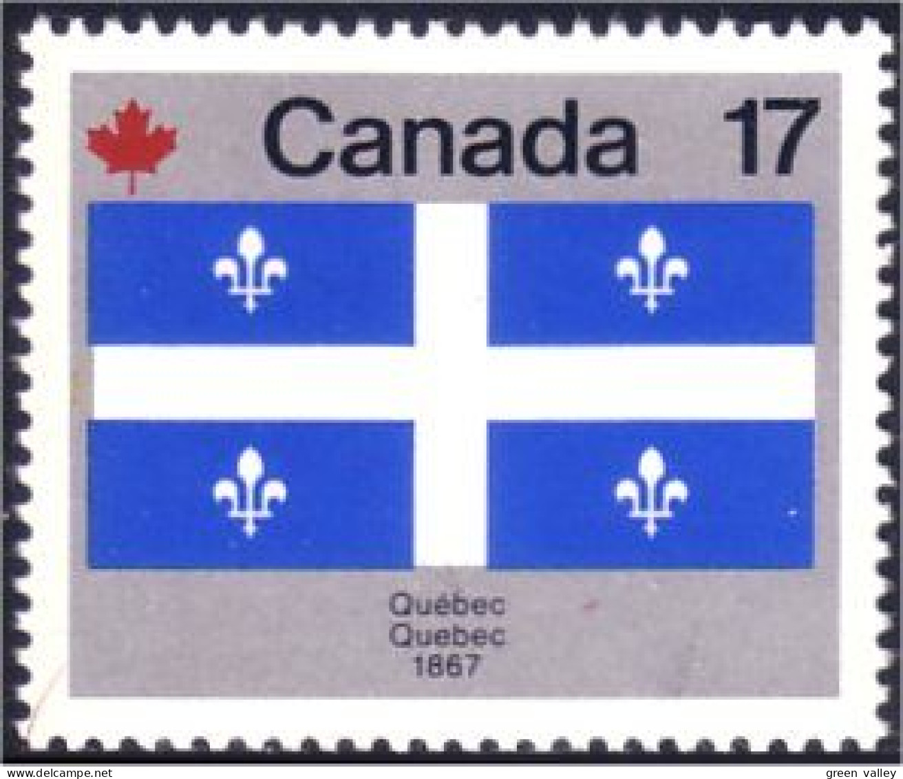 (C08-22a) Canada Drapeau Armoiries Quebec Flag Coat Of Arms MNH ** Neuf SC - Neufs