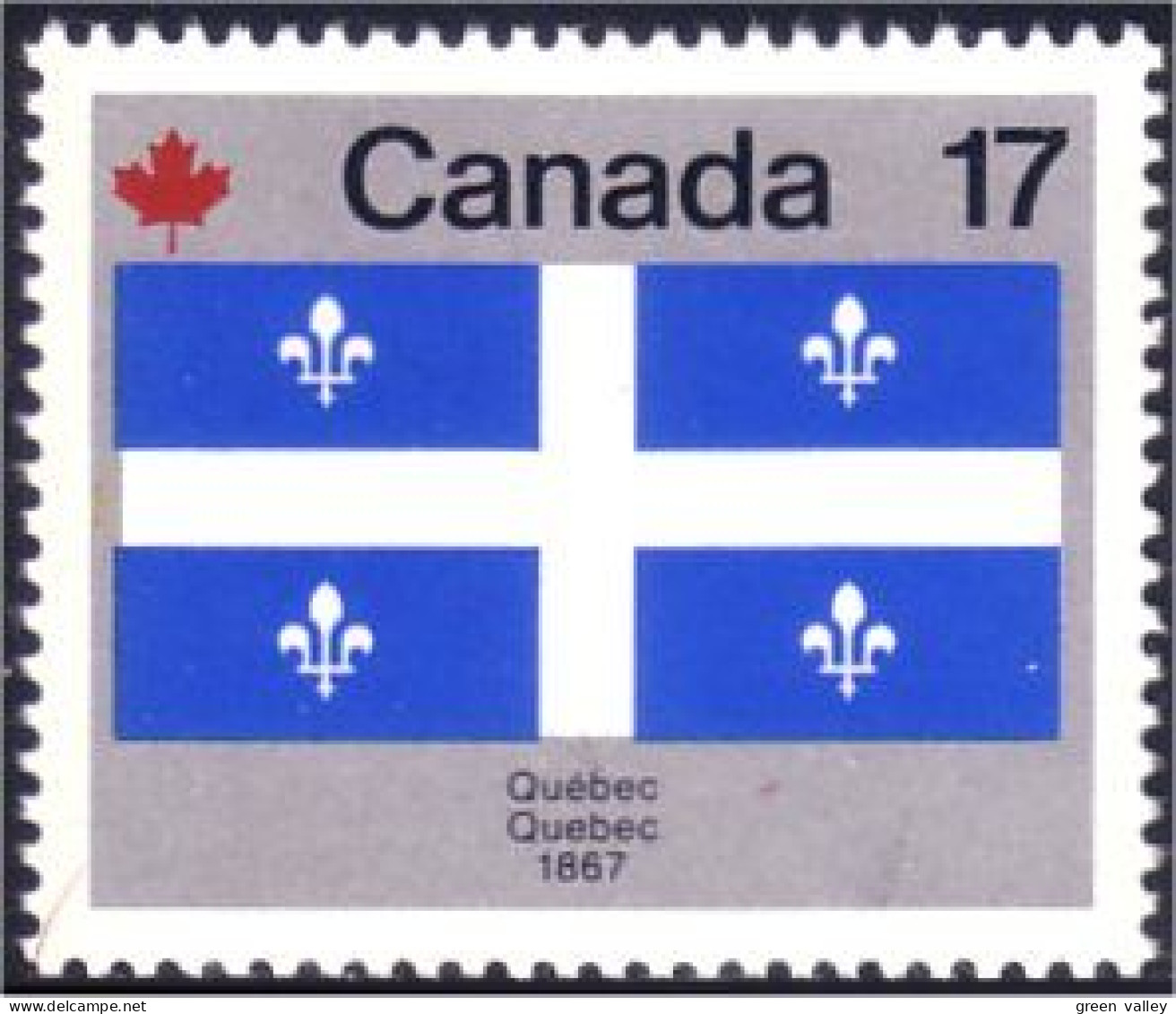 (C08-22b) Canada Drapeau Armoiries Quebec Flag Coat Of Arms MNH ** Neuf SC - Briefmarken