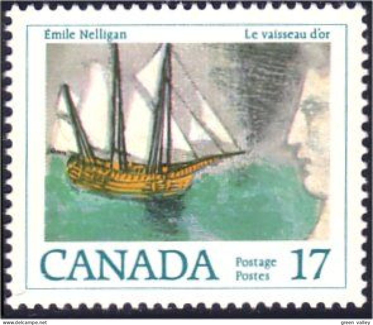 (C08-18a) Canada Voilier Sailing Ship MNH ** Neuf SC - Ongebruikt