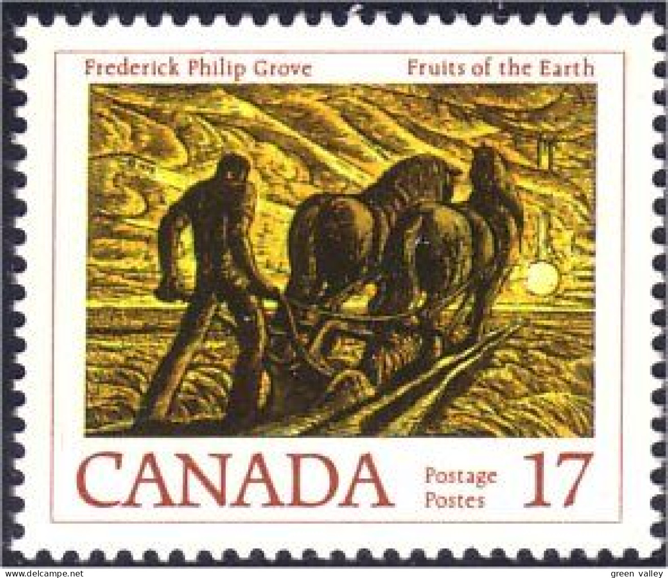 (C08-17c) Canada Cheval Horse Pferd Labourer Plower Ploughing Labour MNH ** Neuf SC - Agricultura