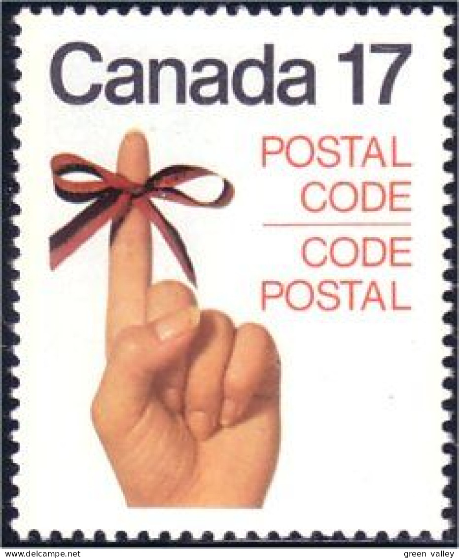 (C08-15) Canada Main Masculine Male Hand Code Postal MNH ** Neuf SC - Neufs