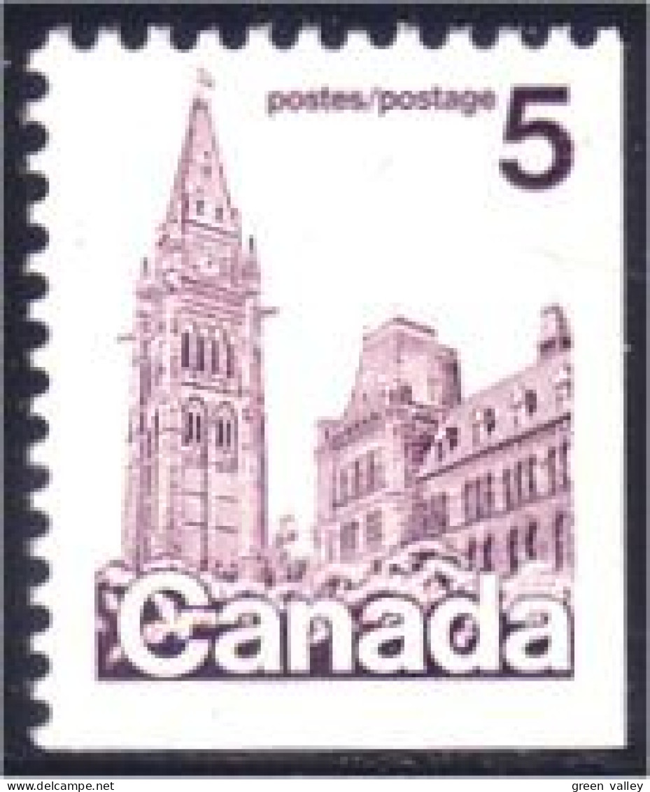 (C08-00c) Canada 5c Parlement Carnet Booklet Parliament Coin Corner MNH ** Neuf SC - Nuovi