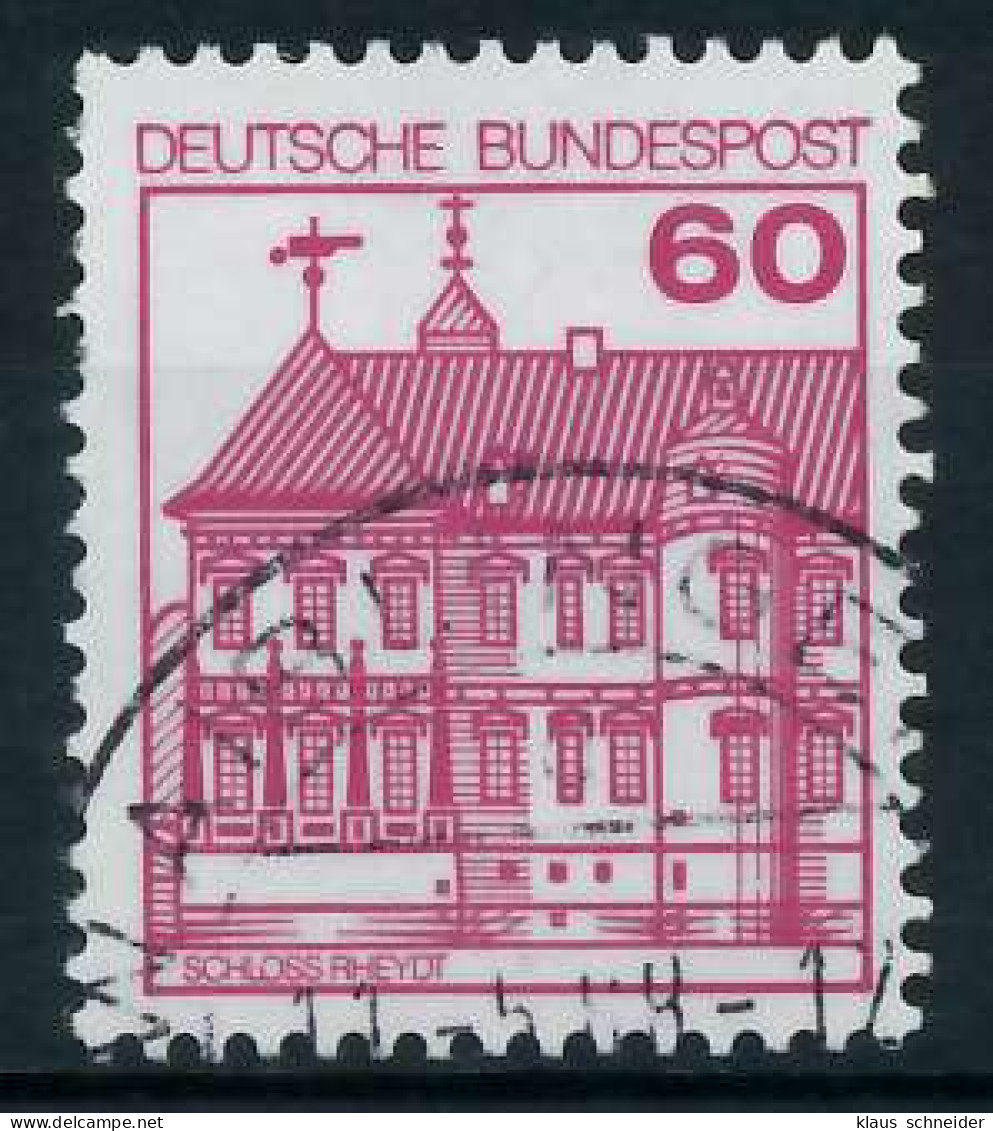 BRD DS BURGEN U. SCHLÖSSER Nr 1028AII Gestempelt X930092 - Used Stamps