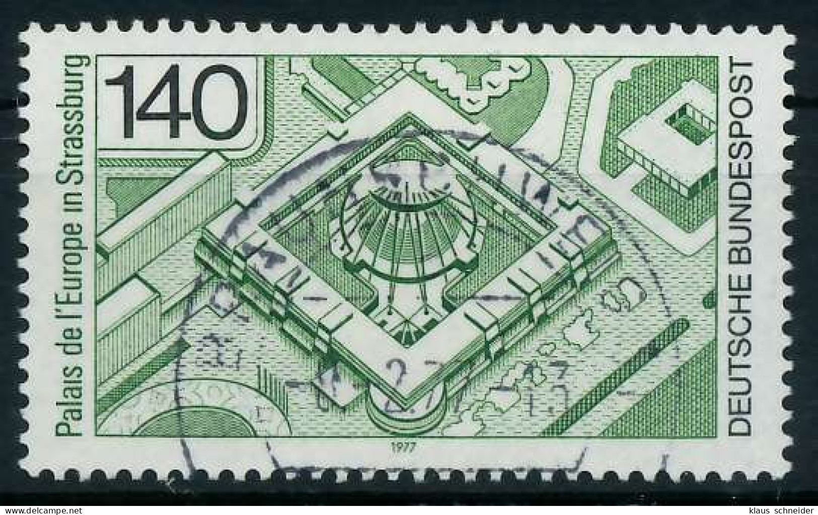 BRD BUND 1977 Nr 921 Zentrisch Gestempelt X936026 - Used Stamps