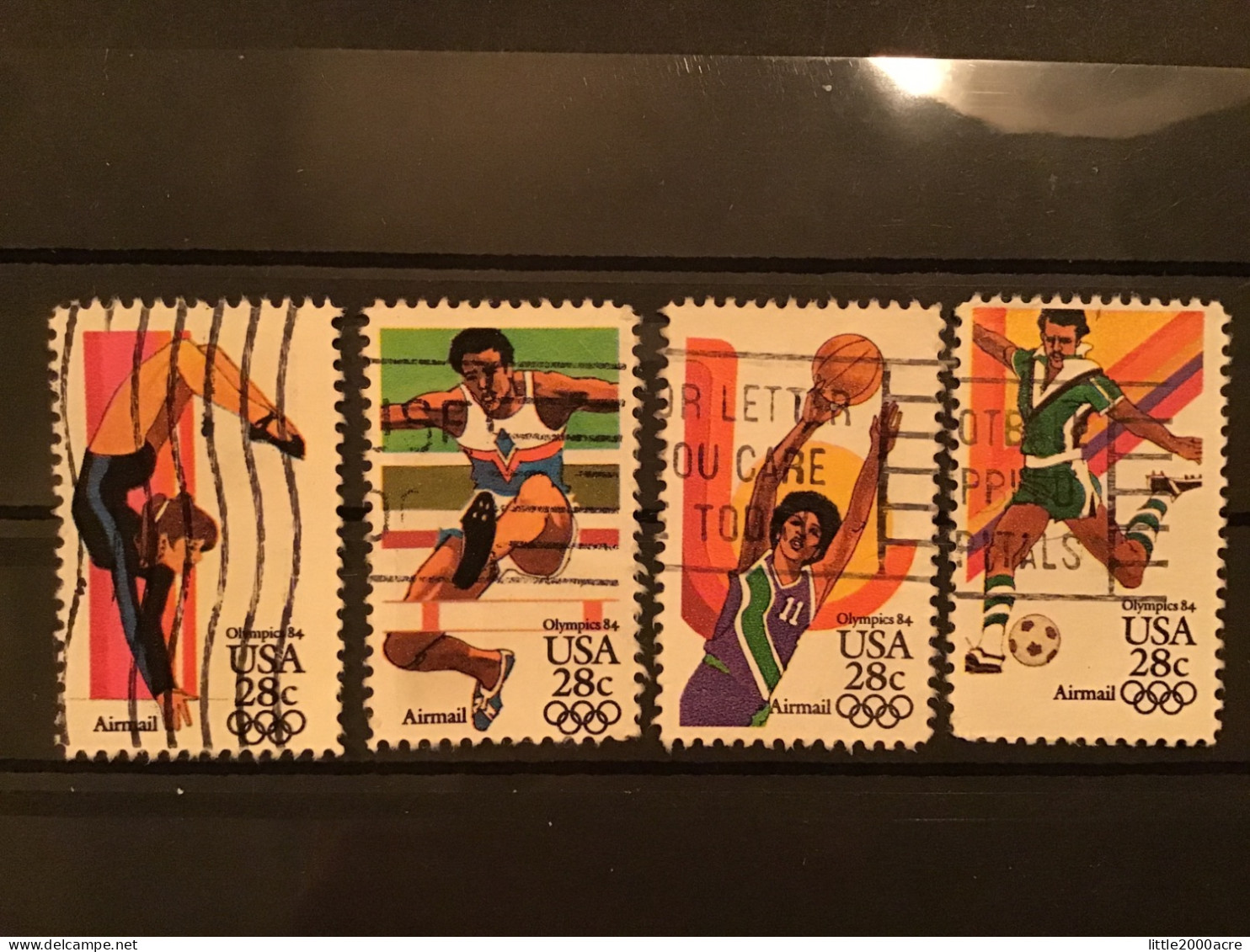 United States 1983 Air Olympic Games Used SG 2037-40 Sc 101-4 Mi 1636-9 Yv 99-102 - Used Stamps