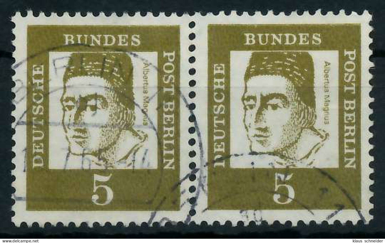 BERLIN DS BED. DEUTSCHE Nr 199 Gestempelt WAAGR PAAR X936726 - Used Stamps