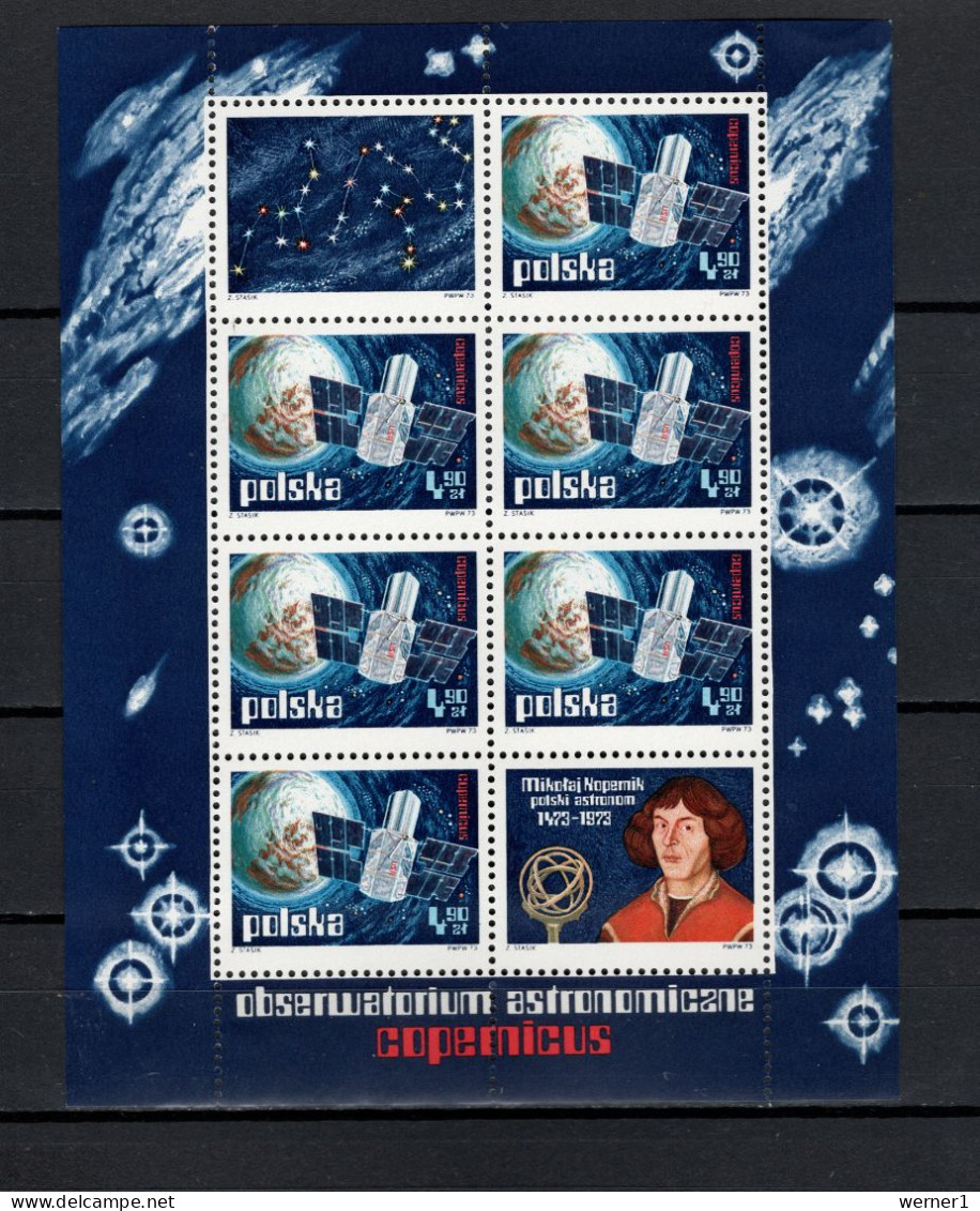 Poland 1973 Space, Copernicus, S/s MNH - Europe