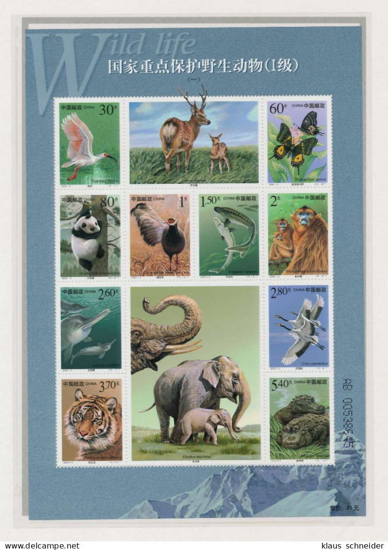 CHINA 2000 Postfrisch JAHRGANG X7B7982 - Full Years