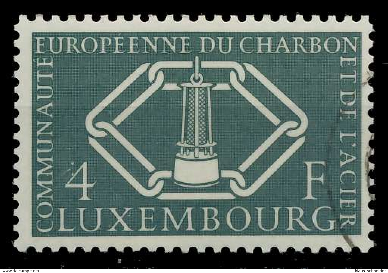 LUXEMBURG 1956 Nr 554 Gestempelt X973B12 - Used Stamps