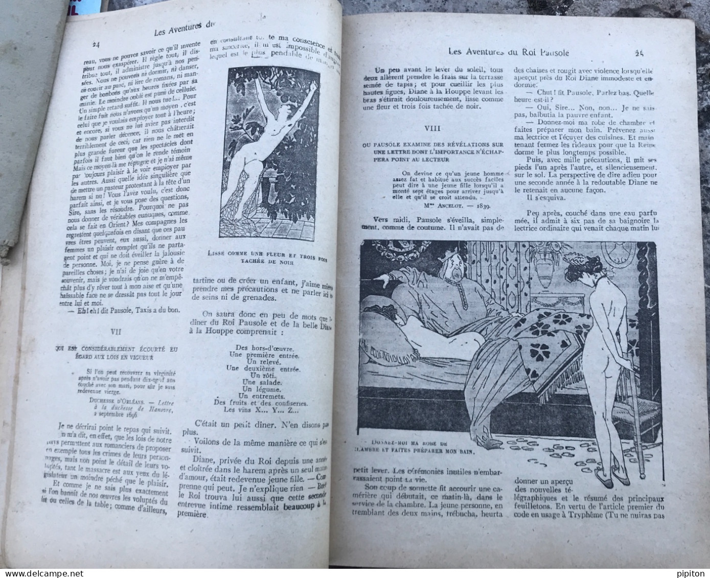 Les Aventures Du Roi Pausole De Pierre Louys - 1901-1940