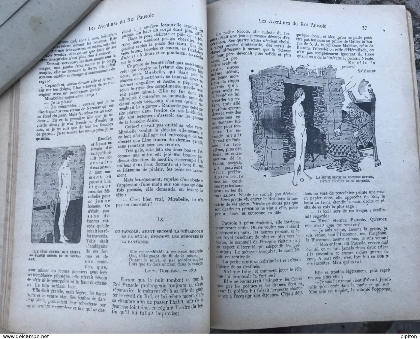 Les Aventures Du Roi Pausole De Pierre Louys - 1901-1940