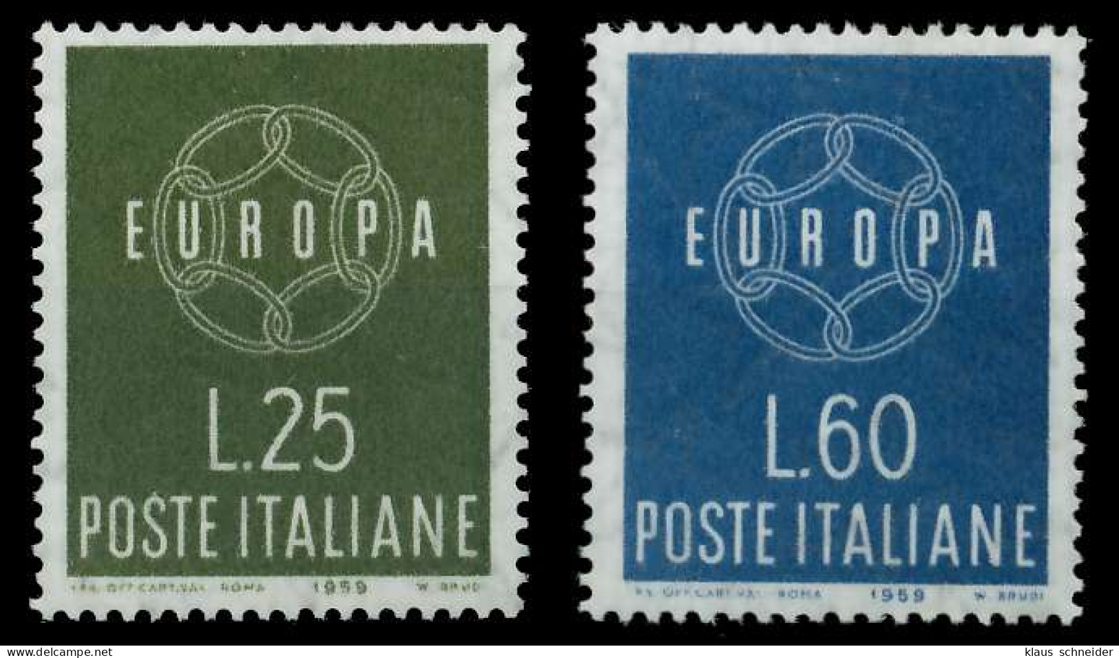 ITALIEN 1959 Nr 1055-1056 Postfrisch X9A2B1A - 1946-60: Nieuw/plakker