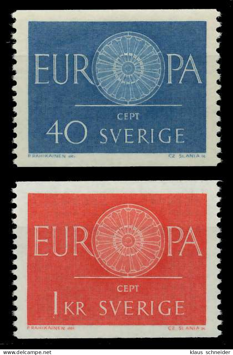 SCHWEDEN 1960 Nr 463-464 Postfrisch X9A2E4E - Ongebruikt