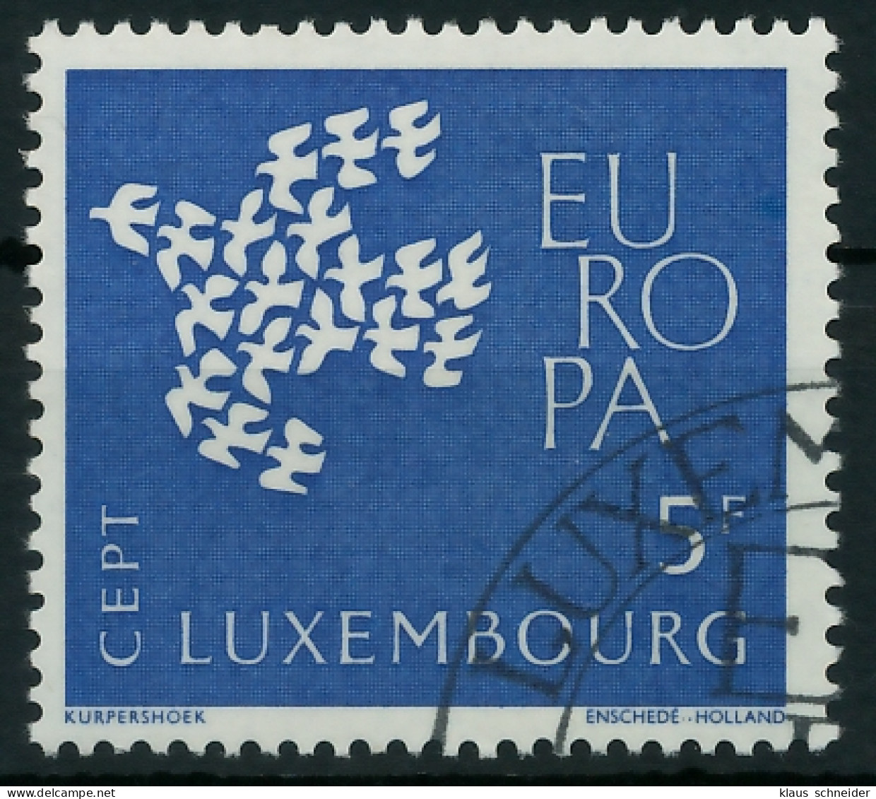 LUXEMBURG 1961 Nr 648 Gestempelt X9A31D6 - Used Stamps