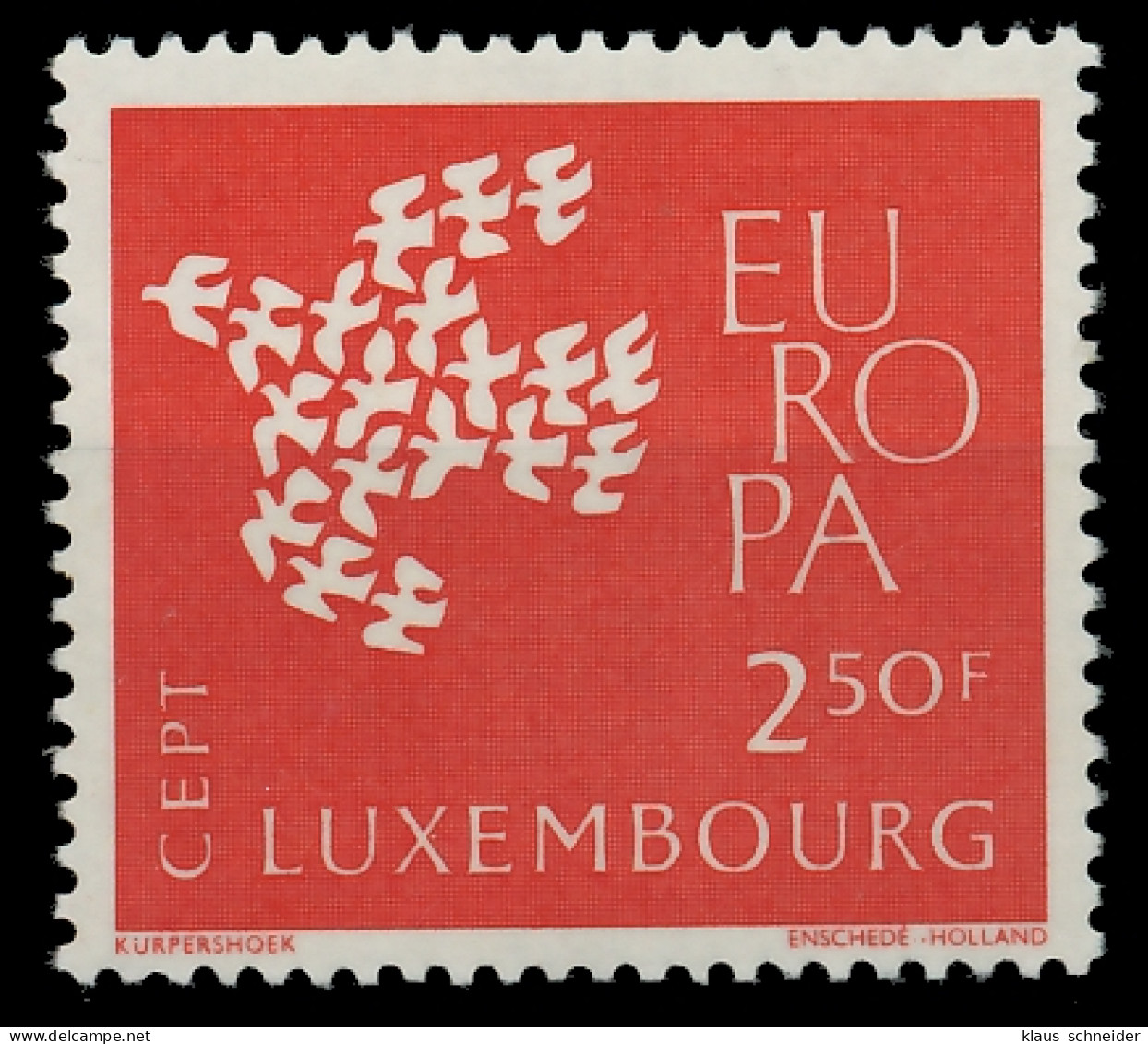LUXEMBURG 1961 Nr 647 Postfrisch SA1D9C6 - Nuovi