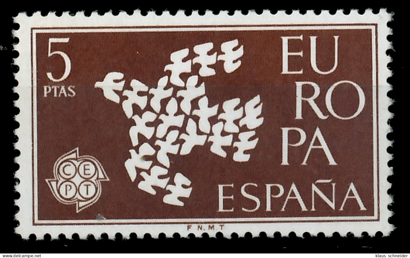 SPANIEN 1961 Nr 1267 Postfrisch SA1DAC2 - Unused Stamps