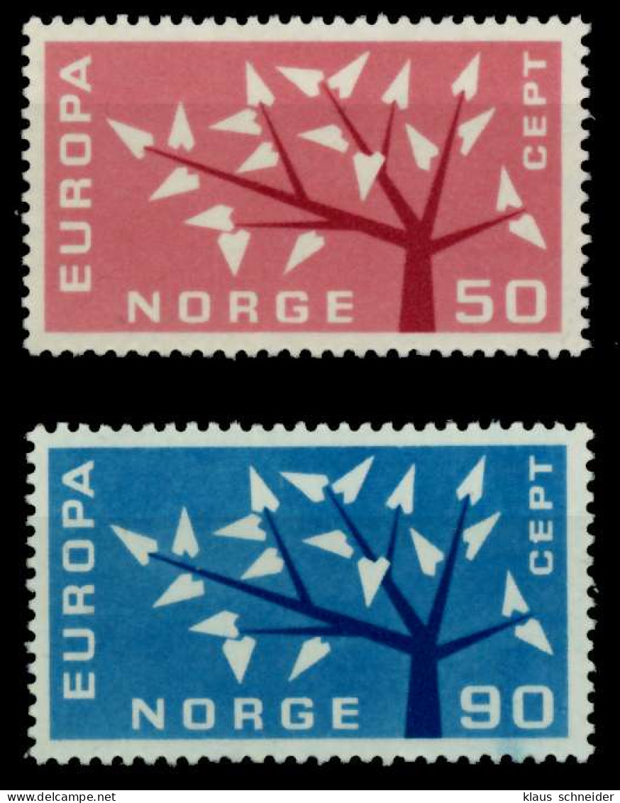 NORWEGEN 1962 Nr 476-477 Postfrisch SA1DDD2 - Ungebraucht