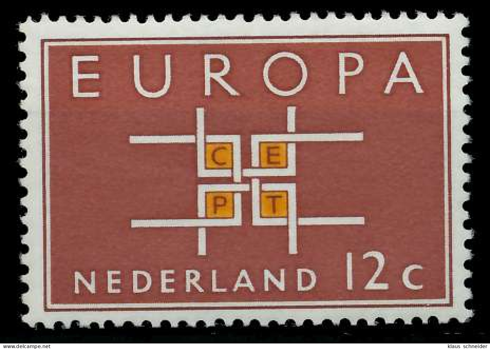 NIEDERLANDE 1963 Nr 806 Postfrisch SA3179A - Unused Stamps