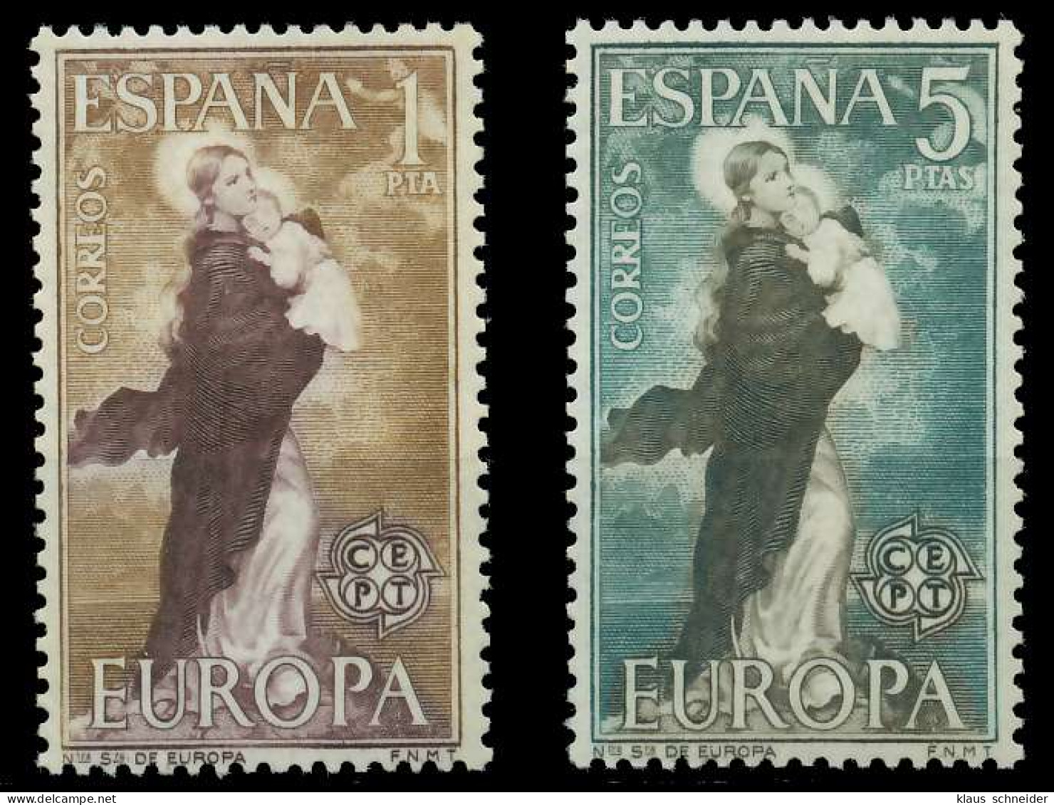SPANIEN 1963 Nr 1411-1412 Postfrisch SA3188A - Nuevos