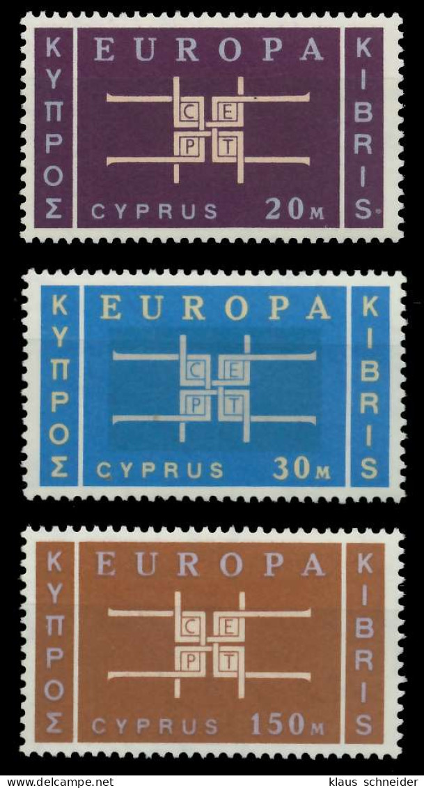 ZYPERN 1963 Nr 225-227 Postfrisch X9B88BE - Neufs