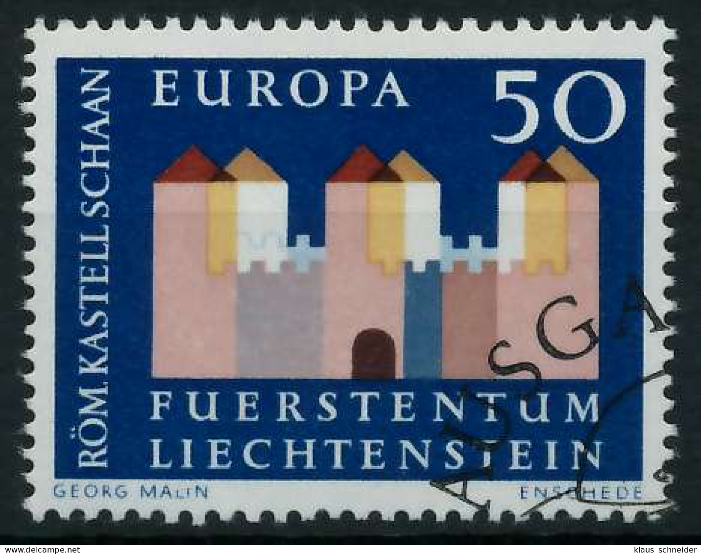 LIECHTENSTEIN 1964 Nr 444 Gestempelt X9B8B3A - Usados