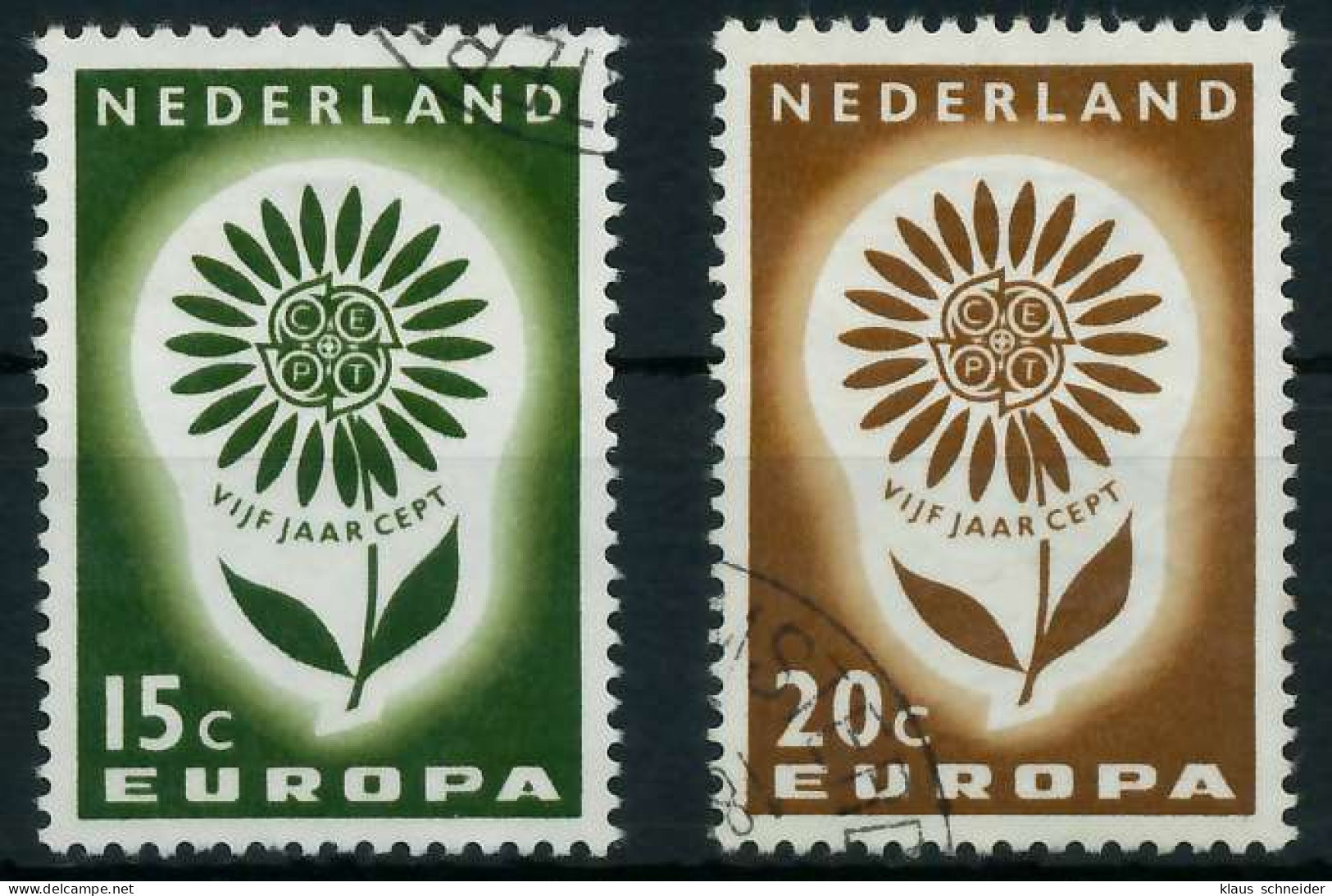 NIEDERLANDE 1964 Nr 827-828 Gestempelt X9B8B86 - Used Stamps