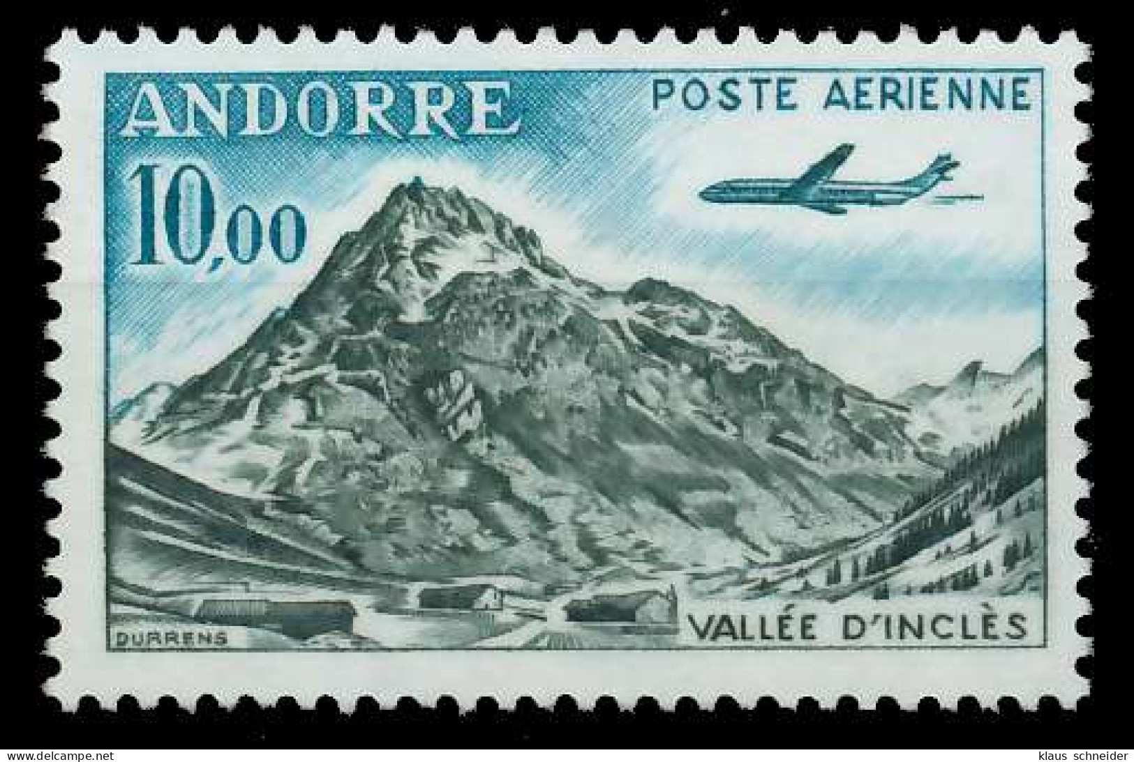 ANDORRA (FRANZ. POST) 1964 Nr 185 Postfrisch SB0EE2A - Ungebraucht