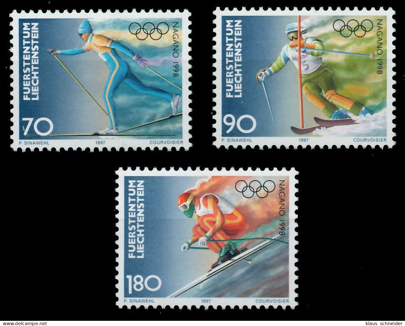 LIECHTENSTEIN 1997 Nr 1162-1164 Postfrisch SEE1A52 - Unused Stamps