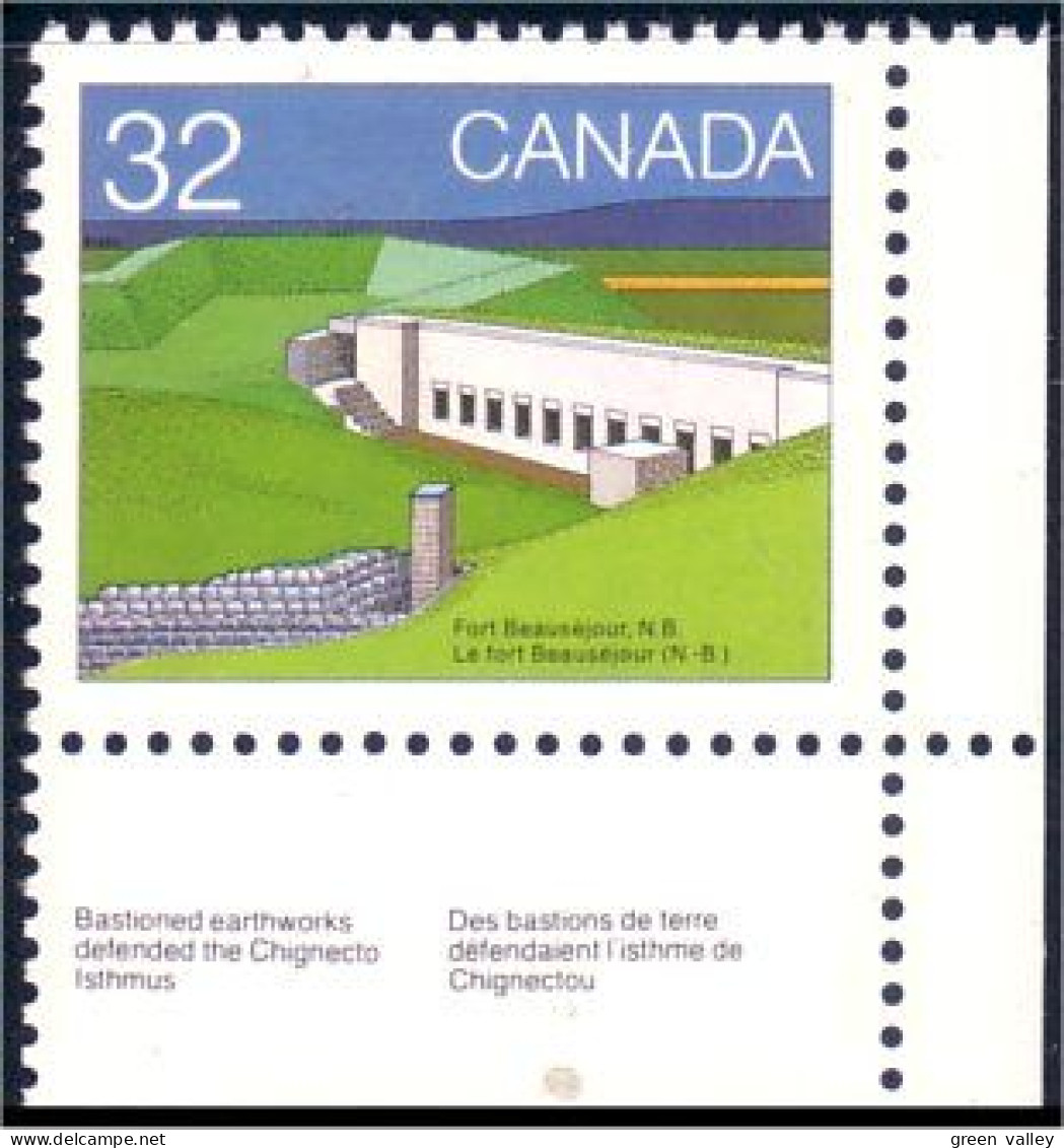 (C09-92a) Canada Fort Beausejour New Brunswick MNH ** Neuf SC - Unused Stamps