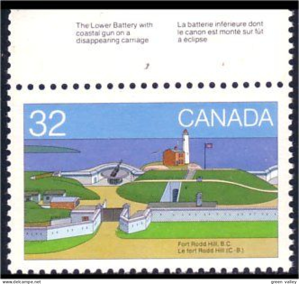(C09-85b) Canada Fort Rodd Hill B.C. MNH ** Neuf SC - Militares