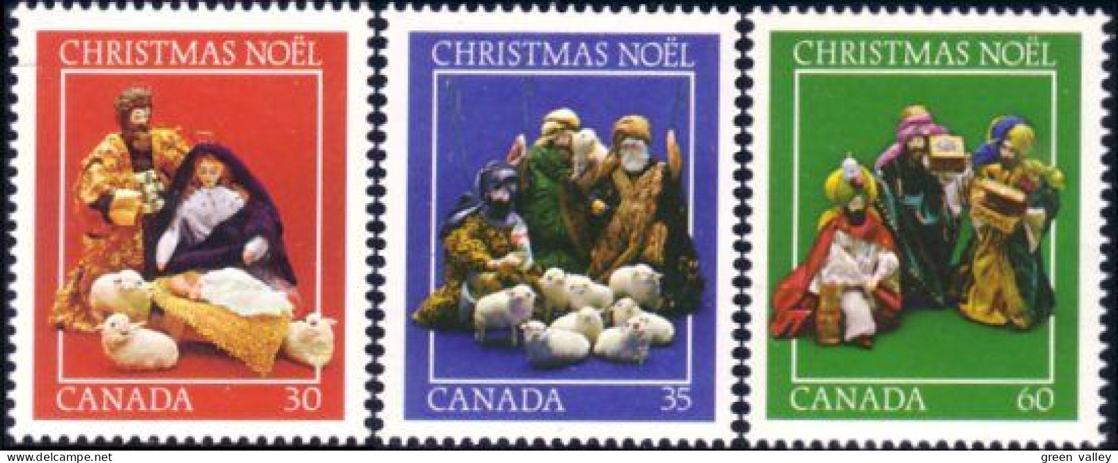 (C09-73-75a) Canada Noel Christmas MNH ** Neuf SC - Neufs