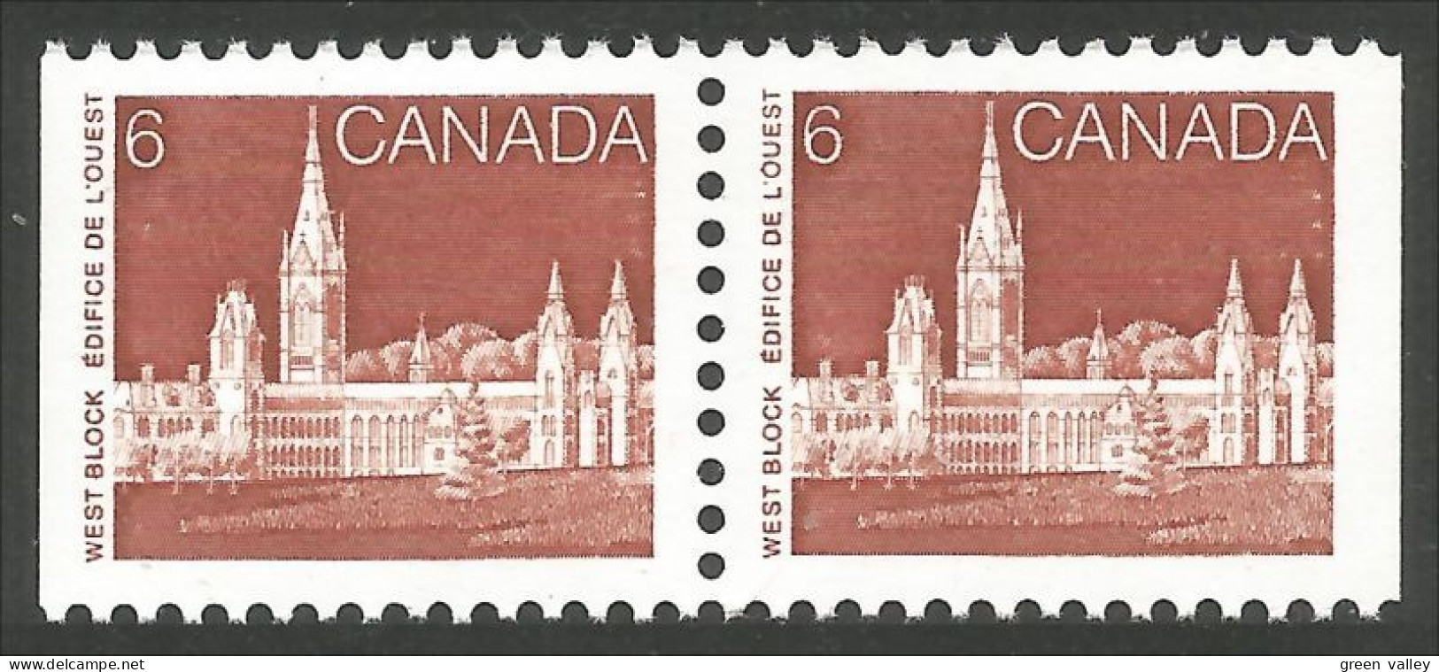 (C09-42ipr) Canada 2c Vert Green Parlement Parliament MNH ** Neuf SC - Neufs