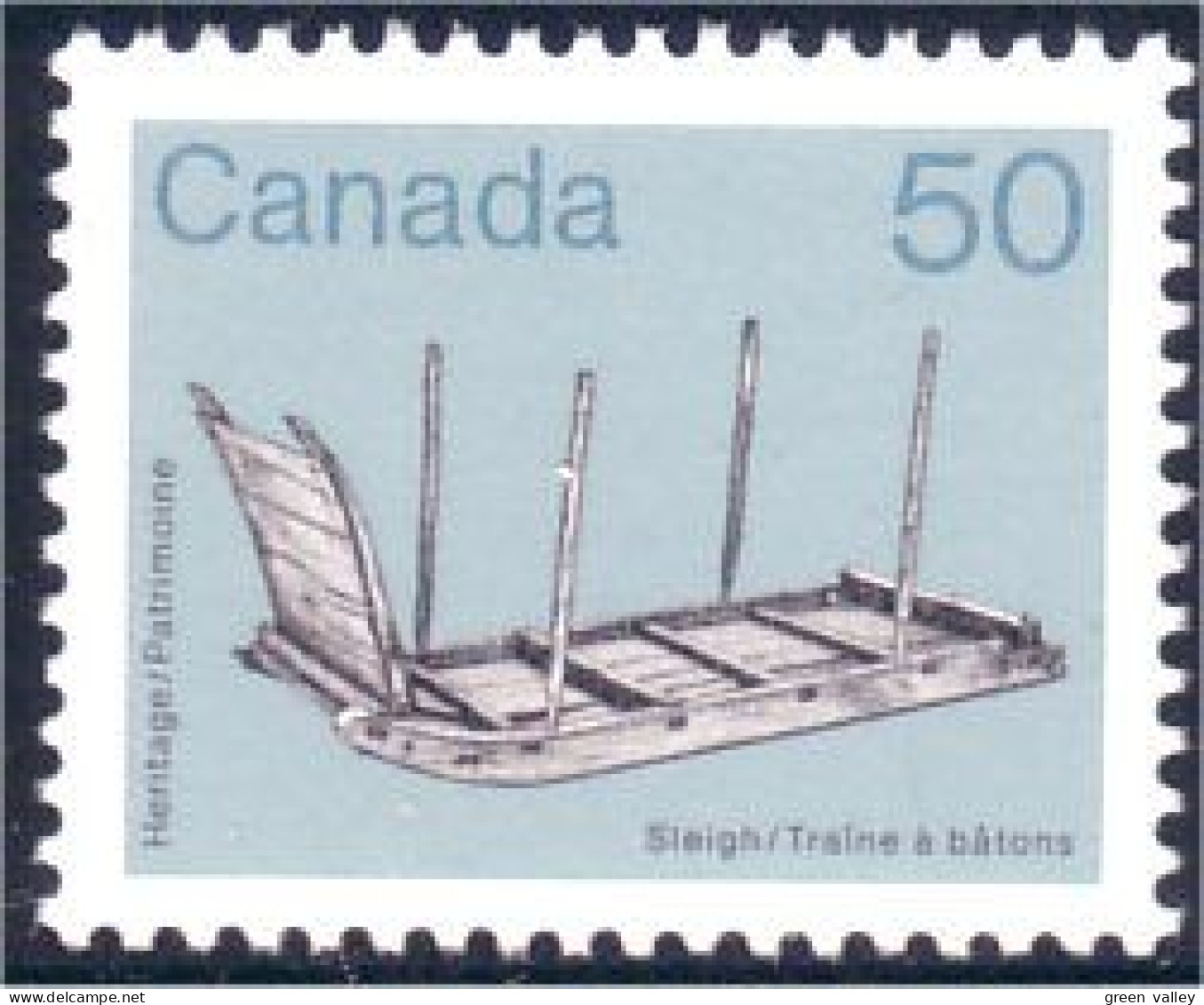 (C09-30b) Canada Sleigh Traineau Luge MNH ** Neuf SC - Autres & Non Classés