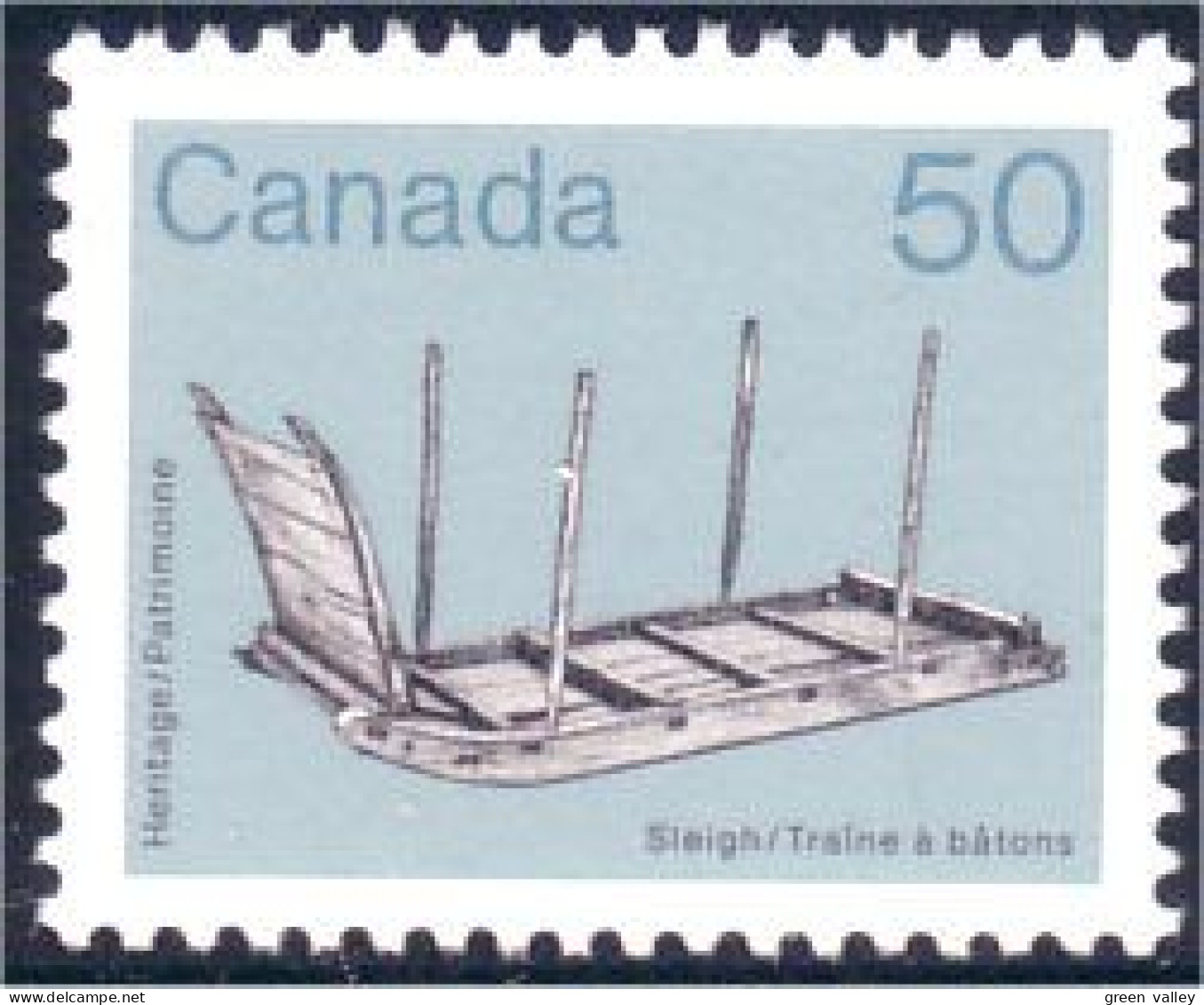 (C09-30a) Canada Sleigh Traineau Luge MNH ** Neuf SC - Neufs