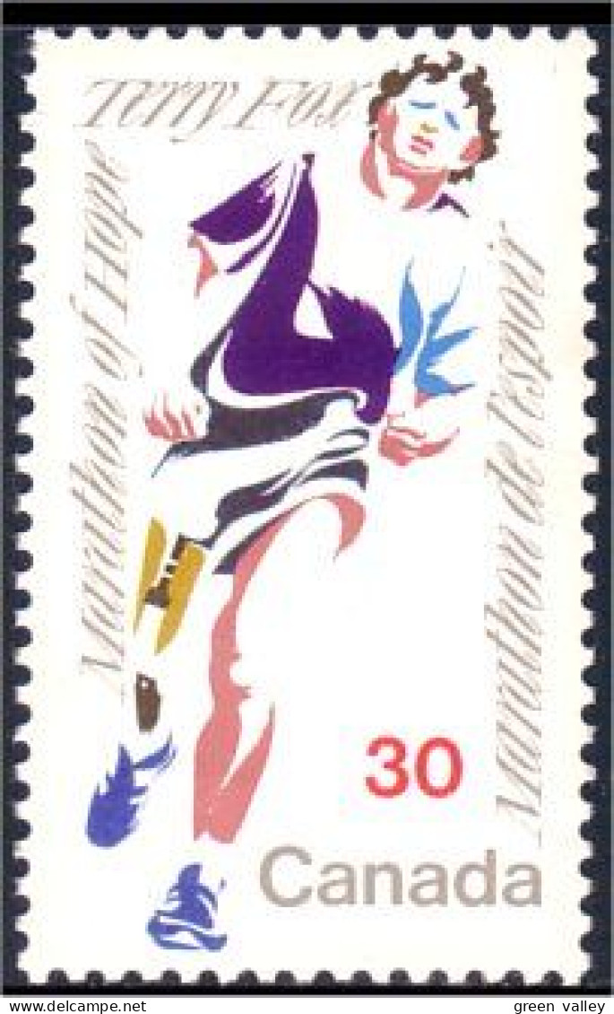 (C09-15d) Canada Terry Fox Cancer MNH ** Neuf SC - Enfermedades