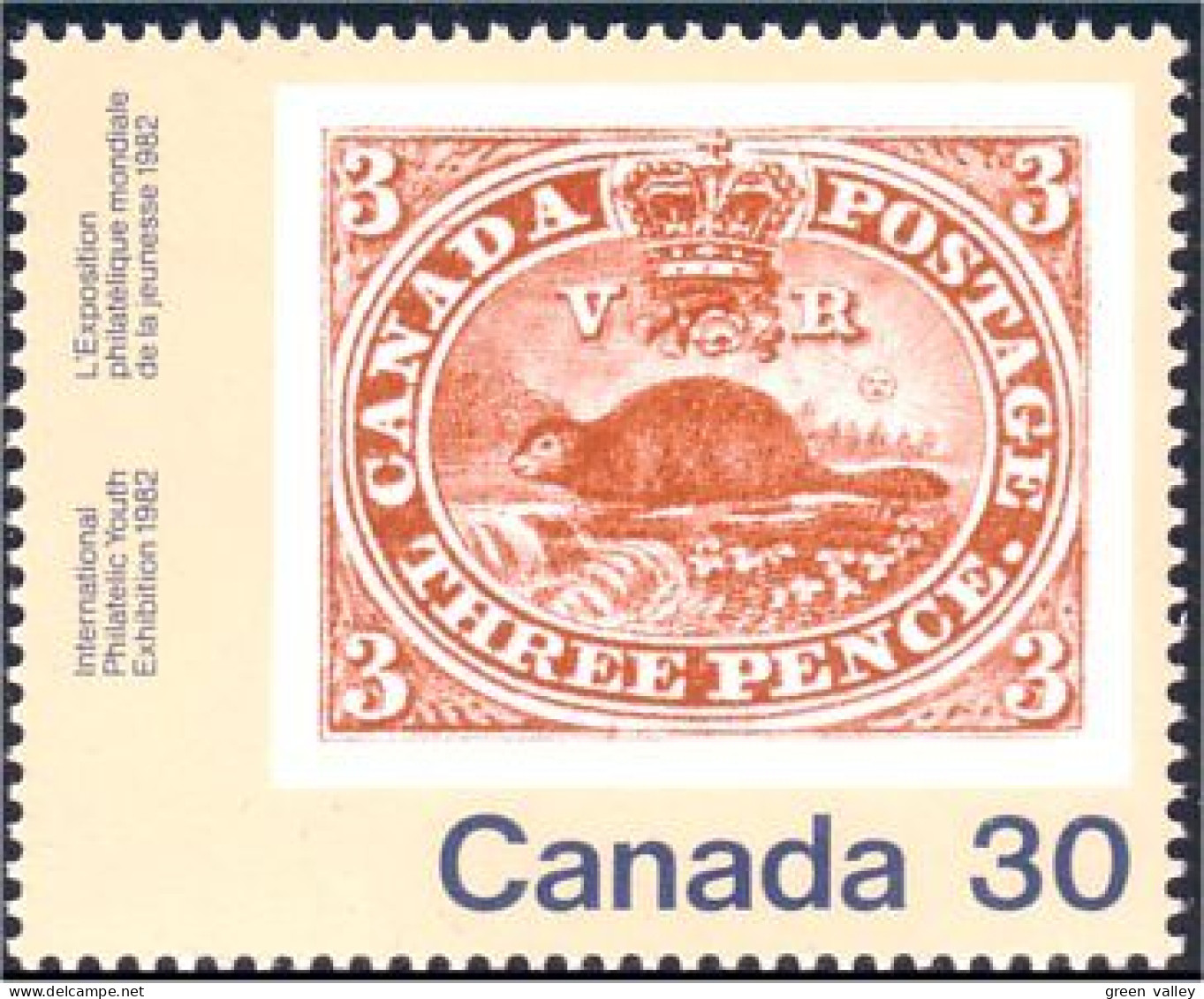 (C09-09b) Canada Castor Beaver MNH ** Neuf SC - Stamps On Stamps