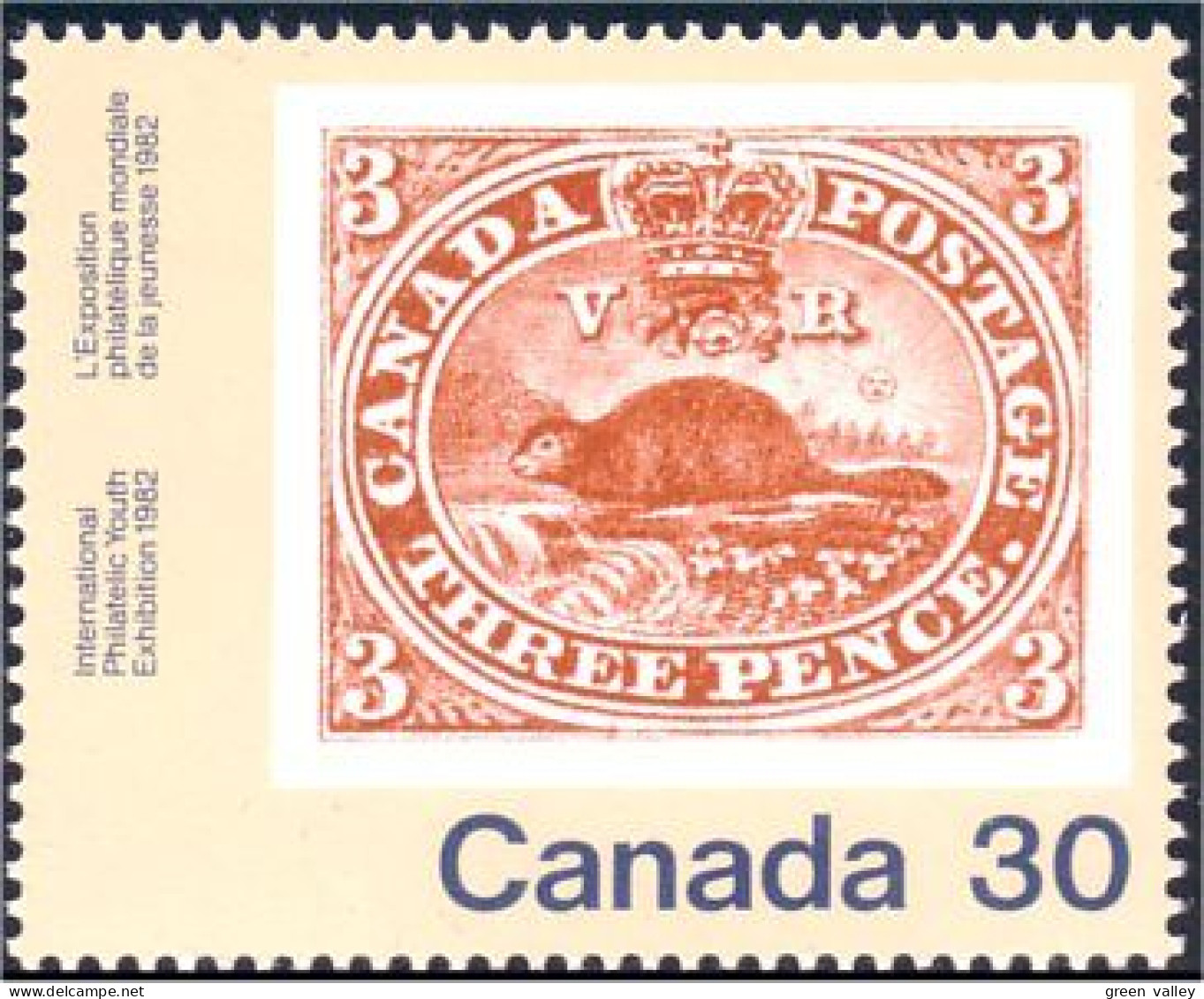 (C09-09b) Canada Castor Beaver MNH ** Neuf SC - Briefmarken Auf Briefmarken