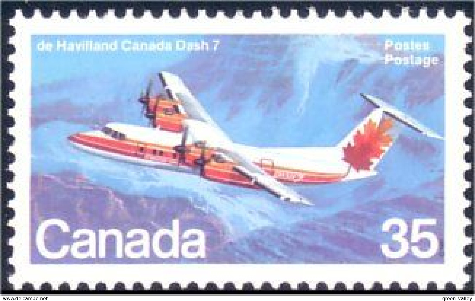 (C09-06a) Canada De Havilland Dash-7 MNH ** Neuf SC - Unused Stamps