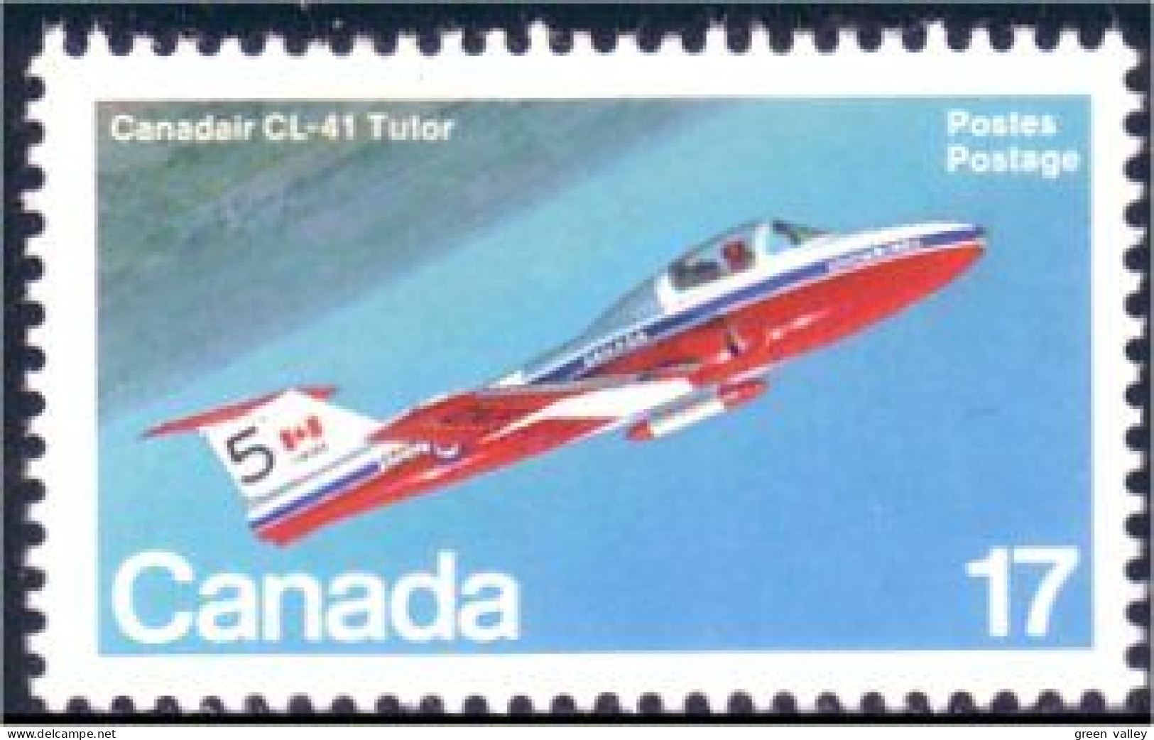 (C09-03a) Canada Canadair CL-41 Tutor MNH ** Neuf SC - Unused Stamps