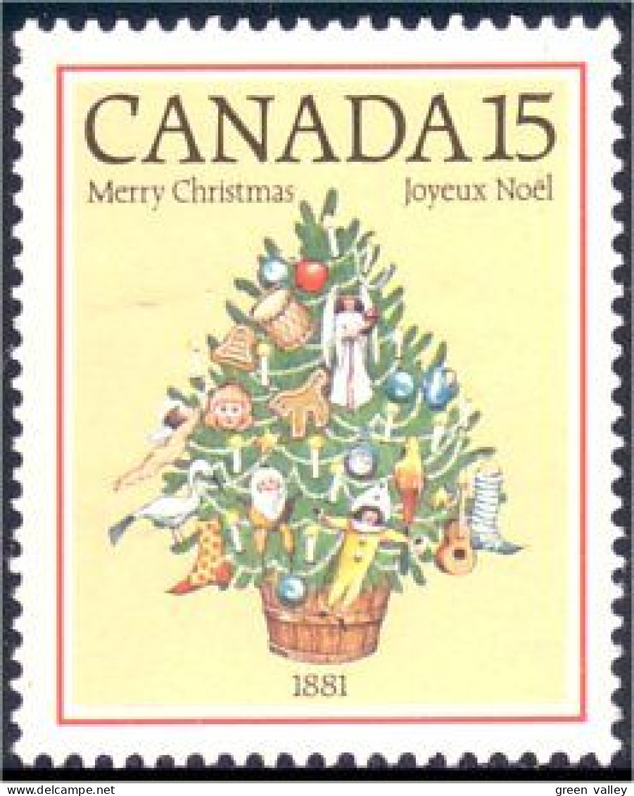 (C09-01c) Canada Sapin Noel 1881 Christmas Tree MNH ** Neuf SC - Kerstmis