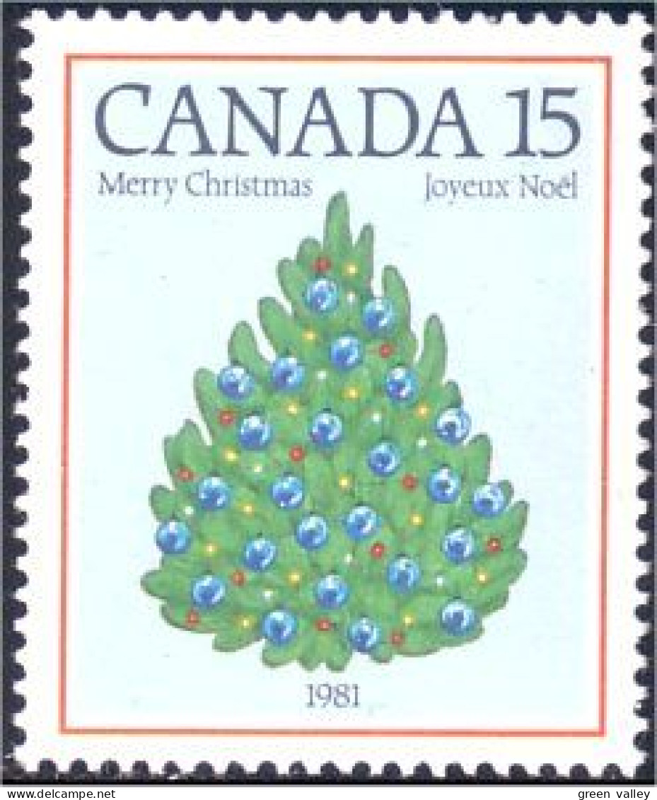 (C09-02a) Canada Sapin Noel 1781-1981 Christmas Tree MNH ** Neuf SC - Unused Stamps