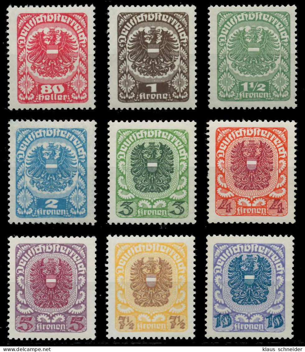 ÖSTERREICH 1920 Nr 312x-320x Postfrisch X742CDE - Unused Stamps