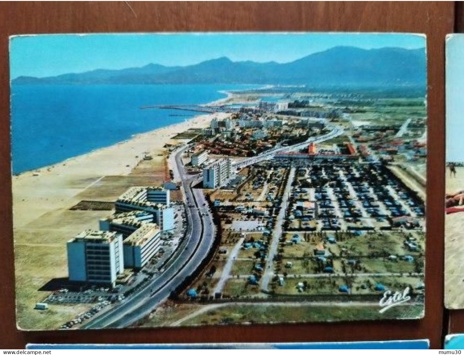 Lot 6 cartes Saint Cyprien Plage 66 Port Cipriano