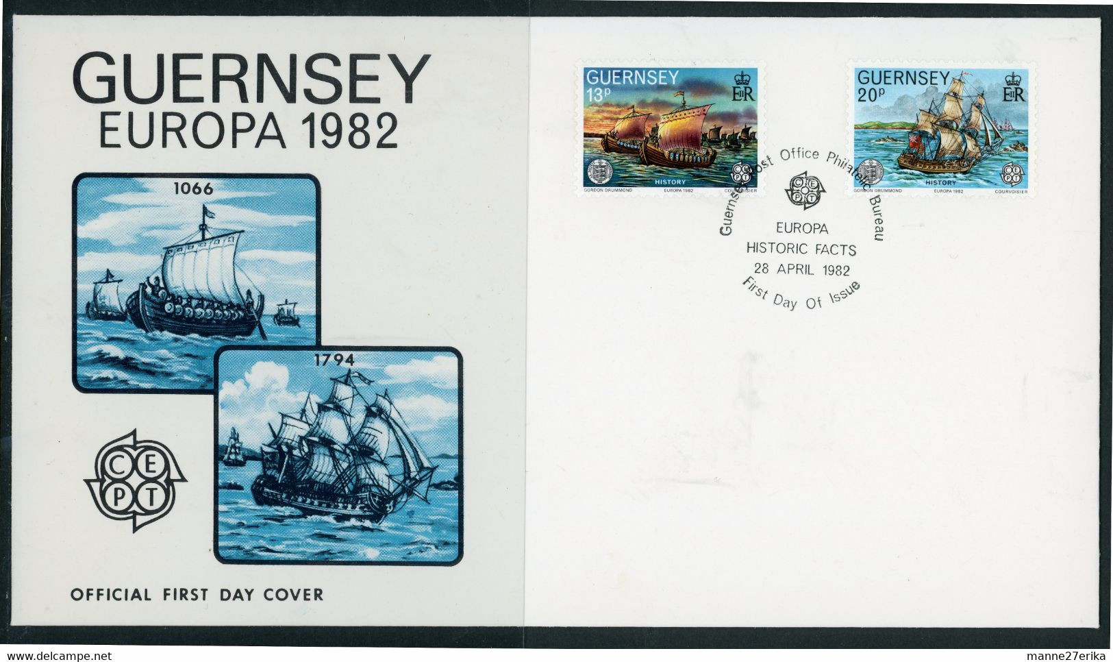 Guernsey FDC 1982 - Guernesey
