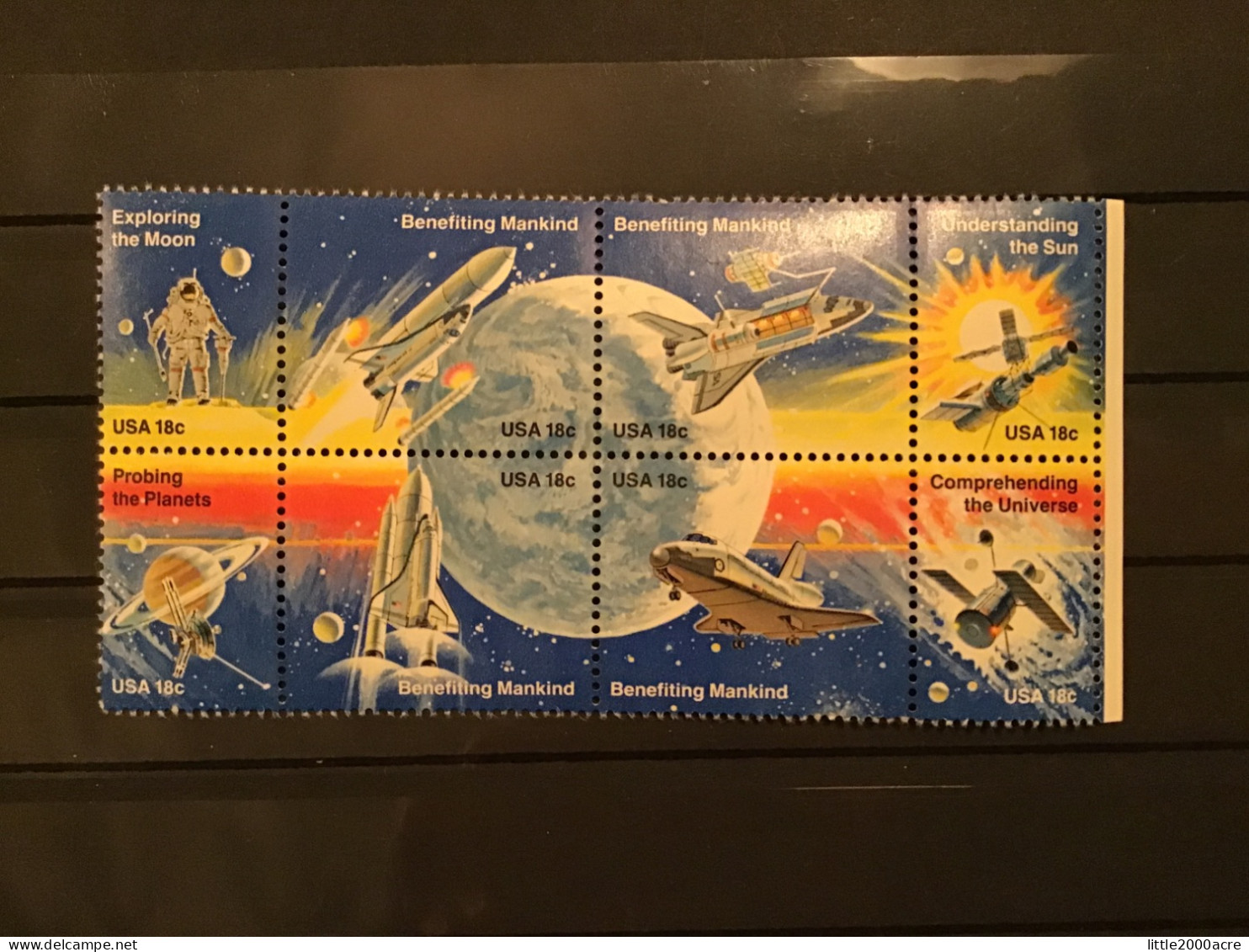 United States 1981 Space Achievements MNH SG 1893a Sc 1919a Mi 1481-8 Yv 1331-8 - Ongebruikt