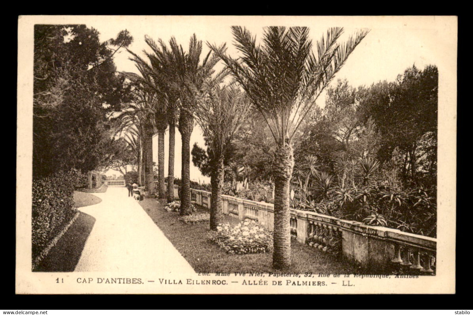 06 - CAP D'ANTIBES - VILLA EILENROC - ALLEE DE PALMIERS - Cap D'Antibes - La Garoupe