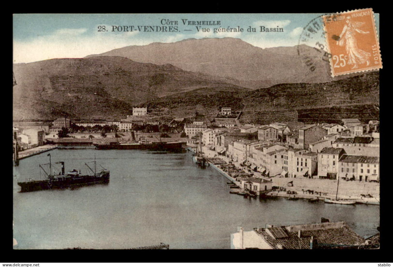 66 - PORT-VENDRES - VUE GENERALE DU BASSIN - Port Vendres