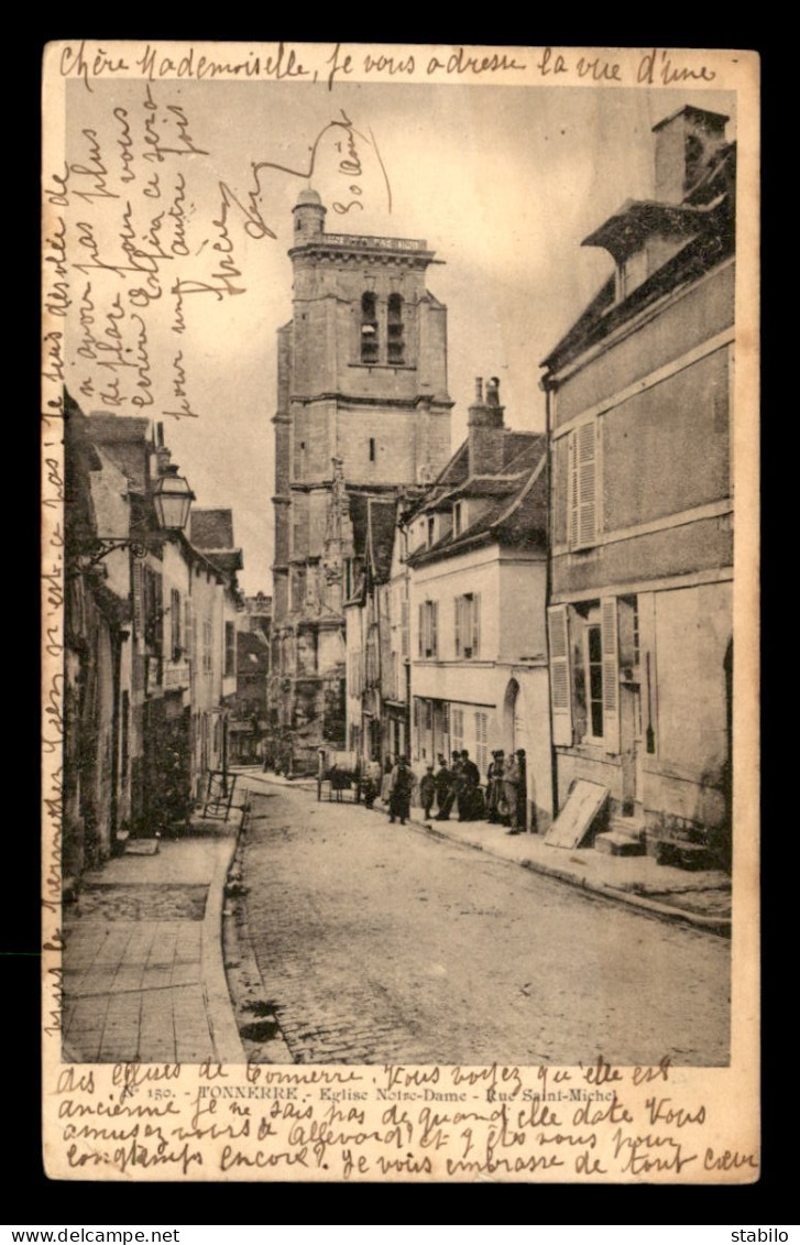 89 - TONNERRE - EGLISE NOTRE-DAME RUE ST-MICHEL - Tonnerre