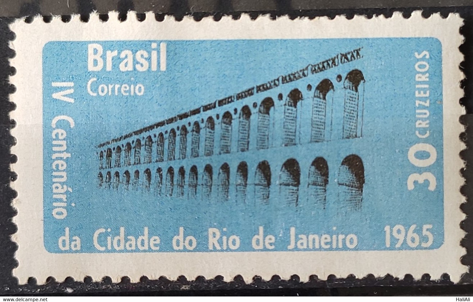 C 544 Brazil Stamp 400 Years Of Rio De Janeiro Lapa Arches 1965 1 - Other & Unclassified